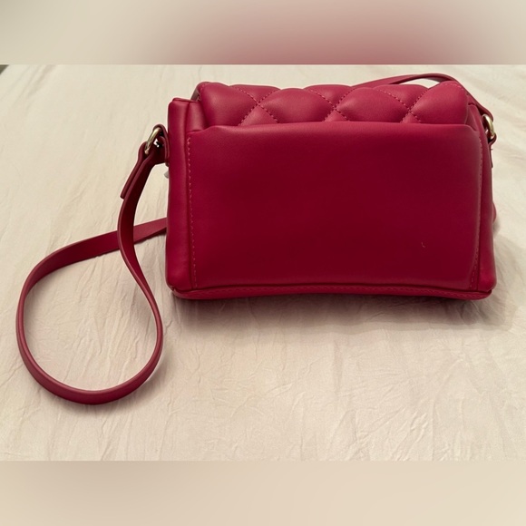 Jason Wu Quilted Crossbody Fuchsia Vegan Leather Bag NWT - Picture 9 of 10